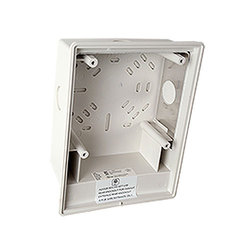 SPEAKER BACK BOX WHITE SURFACE MOUNT