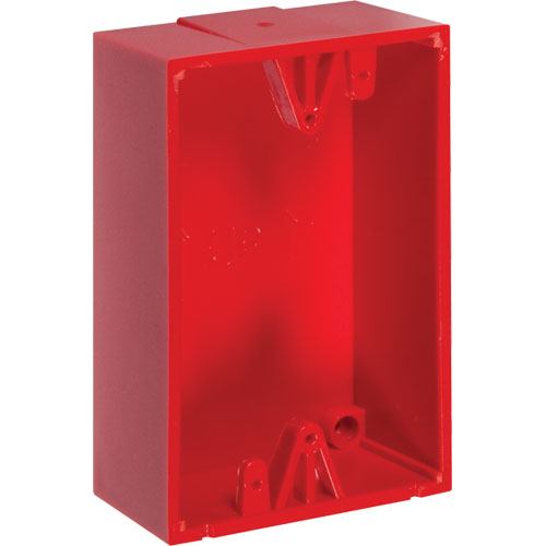 Safety Technology Red Stopper Station Back Box