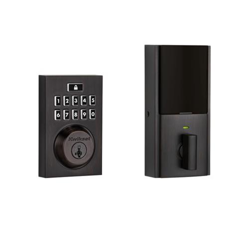 Kwikset Contemporary Smartcode 914 Z-Wave Deadbolt, Bronze