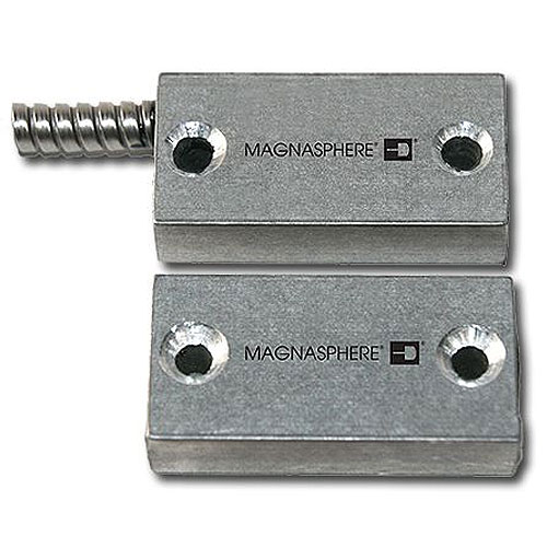 Magnasphere MSS-311SSurface Mount Contact with Armored Cable, 2 Switches, 1 Open Loop, 1 Closed Loop