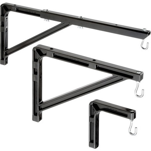 Da-Lite Mounting Bracket for Ceiling Mount, Wall Mounting System - Black