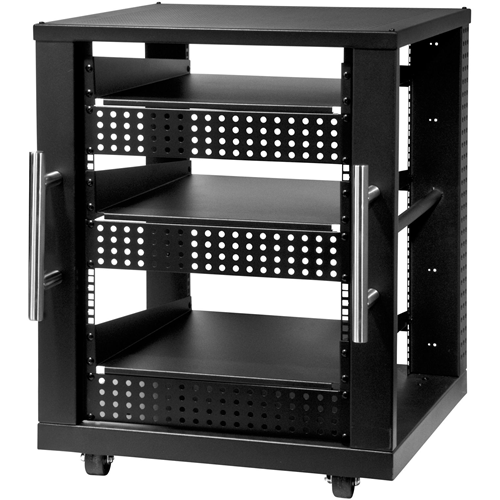 Peerless-AV 15U AV Component Rack System Compatible with Most Standard 19