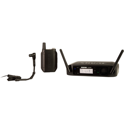 Shure Digital Wireless Instrument System with Beta 98H/C Clip-on Gooseneck Microphone