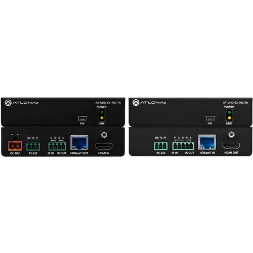 Atlona 4K/UHD HDMI Over HDBaseT TX/RX with Control and PoE