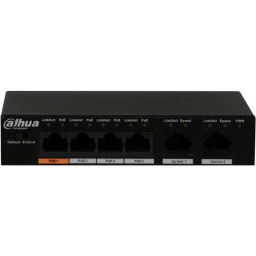 Dahua 4-Port Fast Ethernet PoE Switch