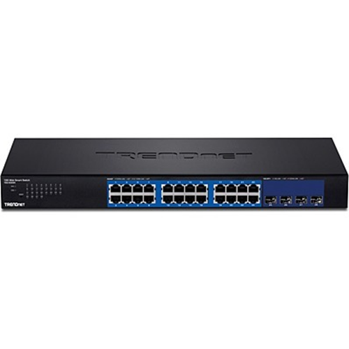 TRENDnet 24-port Gigabit Web Smart with 4 x 10G SFP+ slots