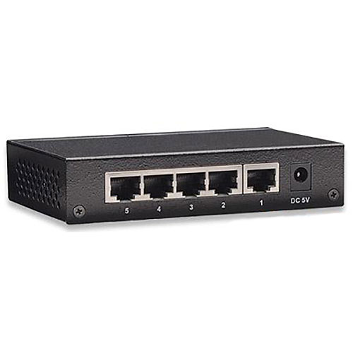 Intellinet Network Solutions 530378 5-Port Gigabit Ethernet Switch Metal