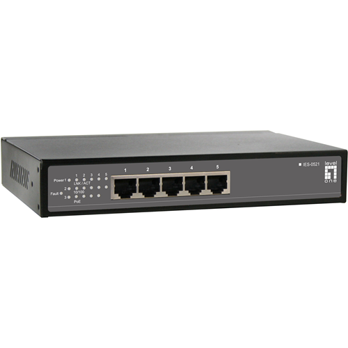 INDUSTRY ETHERNET SWITCH,4 POE PORTS,10/100BASE-TX