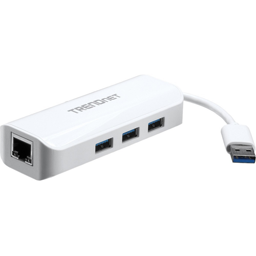 TRENDnet USB 3.0 to Gigabit Ethernet Adapter + USB Hub