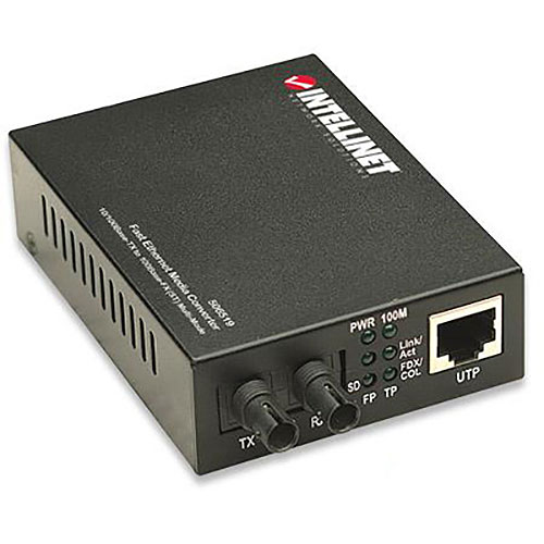 Intellinet Network Solutions 506519 Fast Ethernet Media Converter (St)