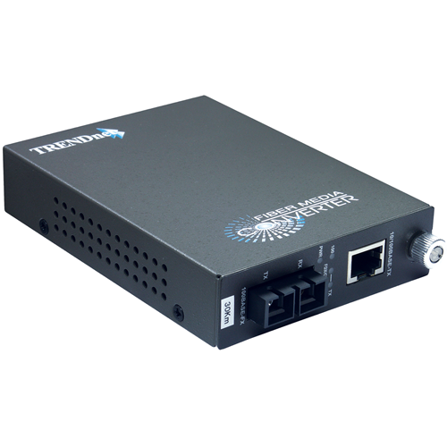 TRENDnet 100Base-TX to 100Base-FX Single Mode Fiber Converter