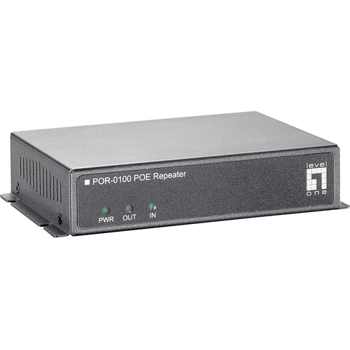 LevelOne POR-0100 Indoor 1 Port PoE Repeater