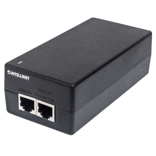 Intellinet Network Solutions 1-Port Gigabit Ultra PoE Injector, Plastic