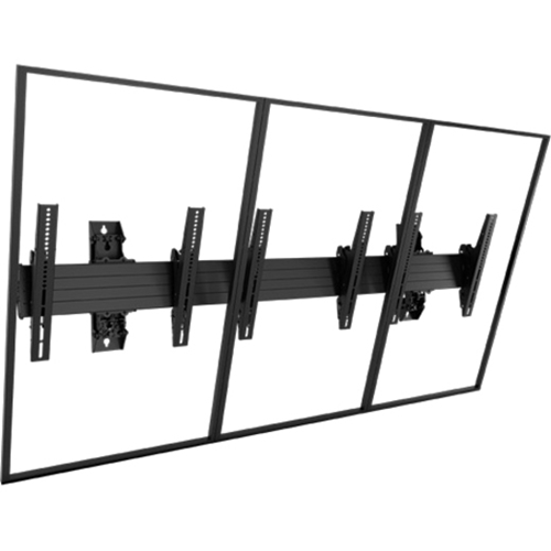 Chief Fusion LWM3X1UP Wall Mount for Menu Board - Black