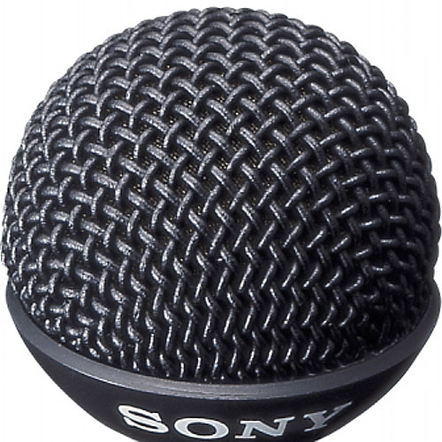 Sony AD-R55B Metal Windscreen for the Sony ECM-55 Lavalier Microphone, 6 Pack, Black