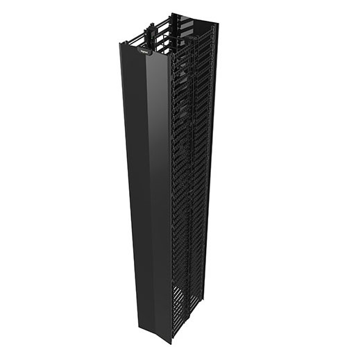 Ortronics QVMD706 Q-Series Vertical Manager, 7 ft H x 6 in wide , Double Sided