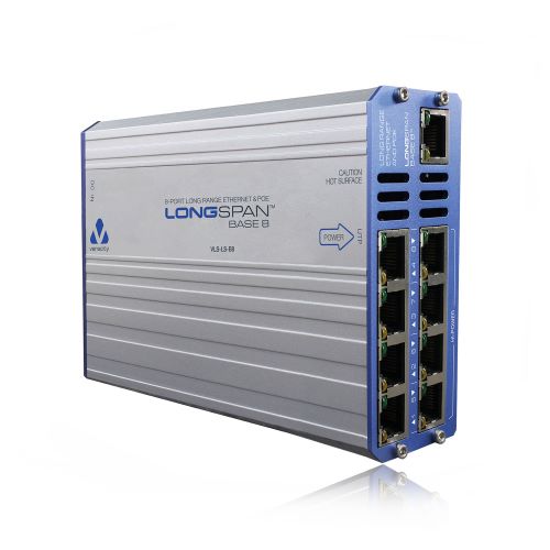 Veracity VLS-LS-B8 Longspan Base 8, Eight Port Hi-Poe Extender