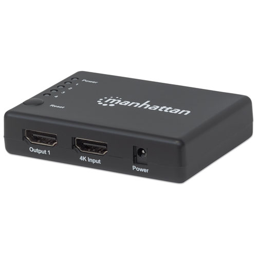 Manhattan 4K Compact 4-Port HDMI Splitter