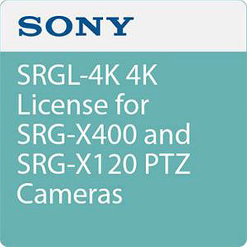 Sony SRG-L4K 4K optional license for SRG-X400 and SRG-X120 PTZ cameras