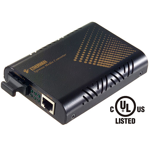 EtherWAN 10/100BASE-TX to 100BASE-FX Single Mode (ST) -20Km Media Converter (1310nm)