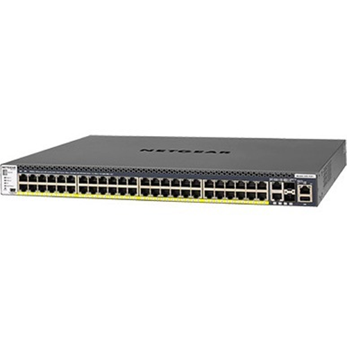 Netgear M4300 48x1G PoE+ Stackable Managed Switch with 2x10GBASE-T and 2xSFP+ (1;000W PSU)