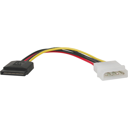 Tripp Lite 6in Serial ATA SATA Power Cable 4Pin Molex to 15Pin