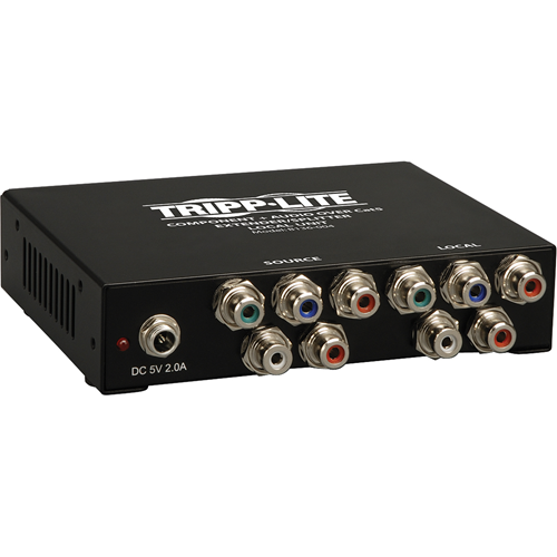 Tripp Lite 4-Port Component Video w/ Stereo Audio over Cat5/Cat6 Extender Splitter