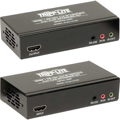 Tripp Lite HDMI + IR + Serial RS232 over Cat5 Cat6 Active Video Extender TAA GSA