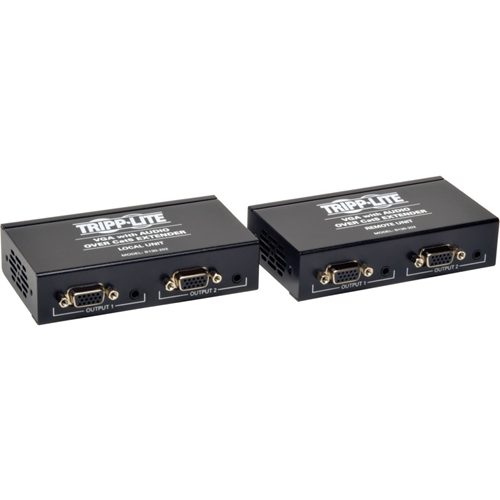 Tripp Lite VGA over Cat5 Cat6 Monitor Video Extender 2 Local 2 Remote EDID 60Hz