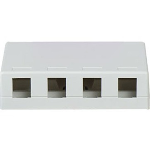 Legrand-On-Q 4-Port Surface Box, White