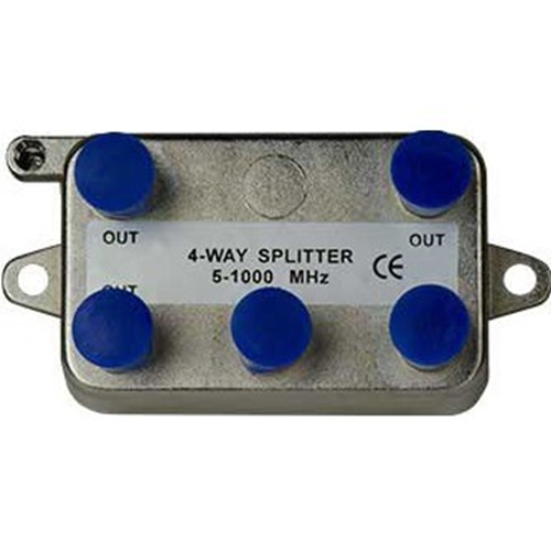 Legrand-On-Q 4-Way Vertical Coax Splitter, 1 GHz