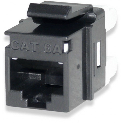 Signamax Category 5e MT-Series Keystone Jack, T568A/B Wiring, Black