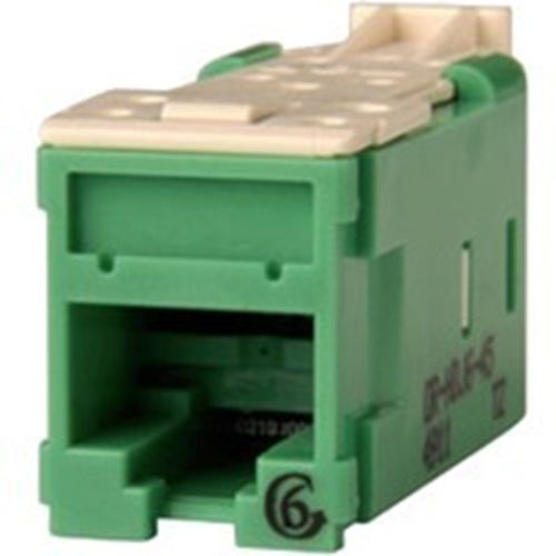 Legrand Clarity Cat6 High Density Jack,T568A/B, Green