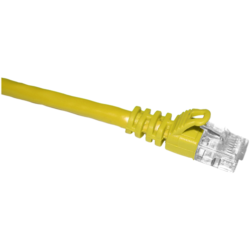 ClearLinks 14FT Cat. 6 550MHZ Yellow Molded Snagless Patch Cable