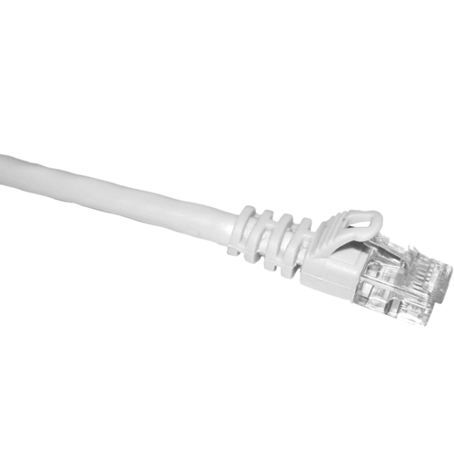 ClearLinks 03FT Cat. 6 550MHZ White Molded Snagless Patch Cable