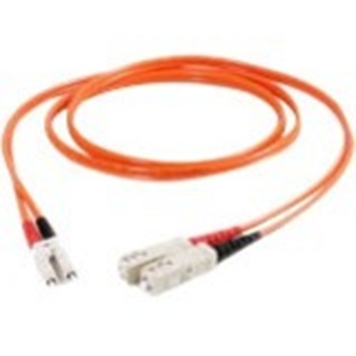 Quiktron Value Series 62.5/125 Multimode LC-SC Duplex Fiber Cable