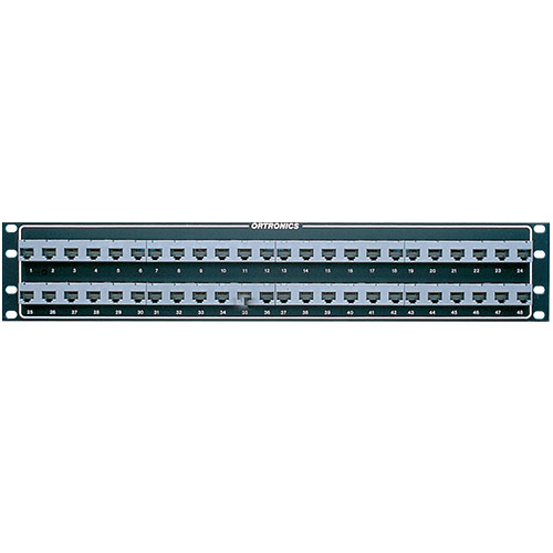 Rackmount 2 Ru 48-Port High Density Telco Panel Bl