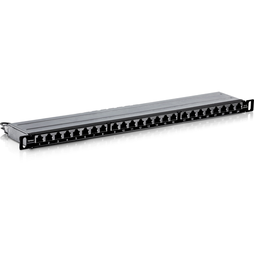 TRENDnet 24 Port Cat6a Shielded Half-U Patch Panel