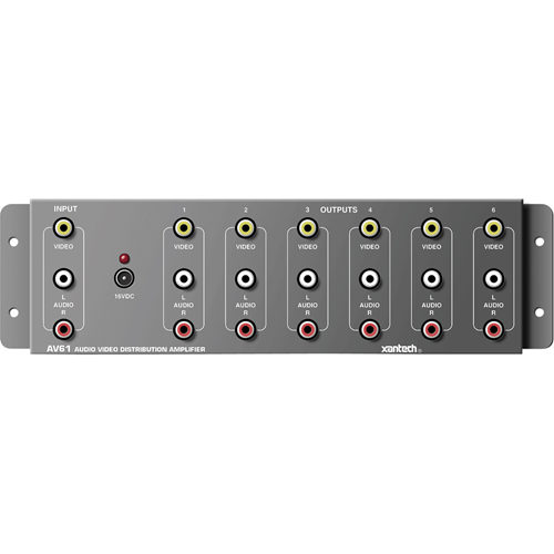 Xantech 6-Way A/V Distribution Amplifier