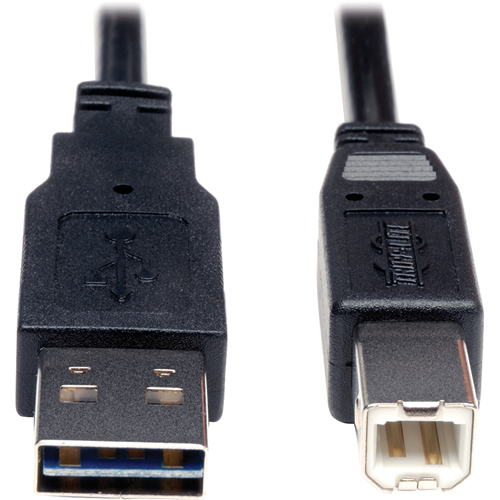 Tripp Lite 3ft USB 2.0 High Speed Cable Reverisble A to B M/M