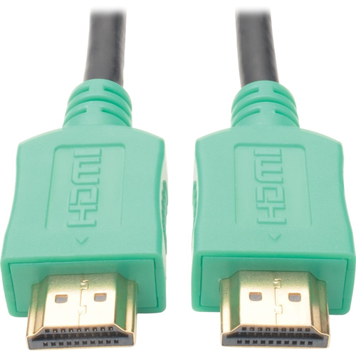 Tripp Lite 3ft Hi-Speed HDMI Cable Digital A/V UHD HDMI 4Kx2K M/M Green 3'