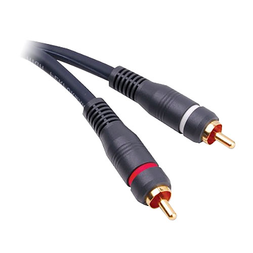 Shielded Dual RCA M/M Gold 20ft