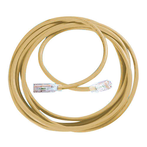 Cord, CAT6, Mod 8, 9ft, Yellow Clarity, 4p 24g St PVC C