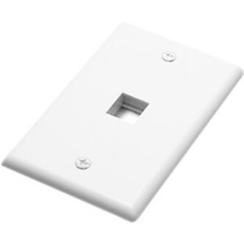 Keystone Wall Plate Ele-Wht Standard 1 P