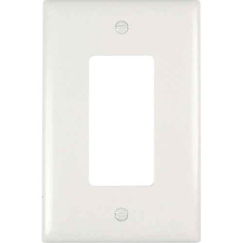 Pass & Seymour Trademaster Jumbo 1-Gang Decorator Wall Plate, White (M20)