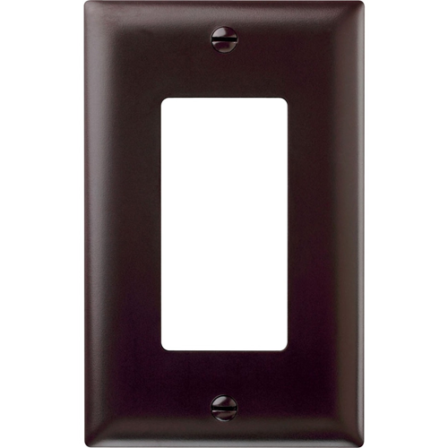 Pass & Seymour Trademaster 1-Gang Blank Wall Plate, Brown (M20)