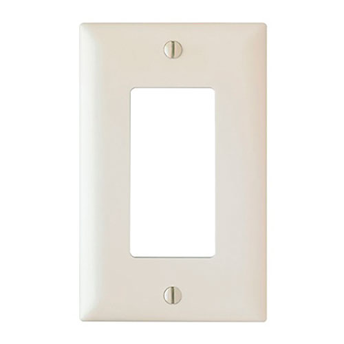 Pass & Seymour Trademaster 1-Gang Decorator Wall Plate, Light Almond (M20)