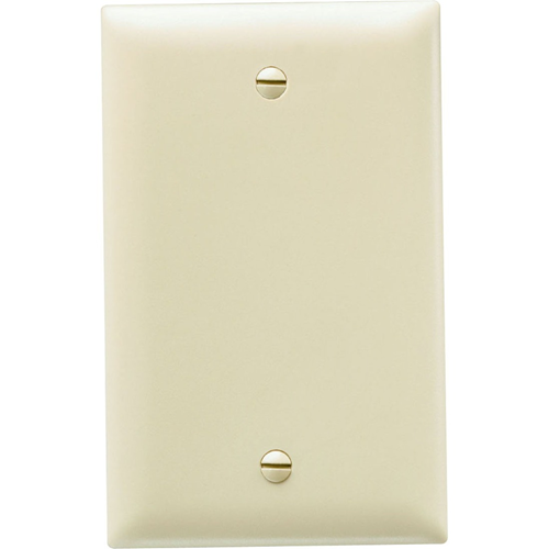 Pass & Seymour Trademaster 1-Gang Blank Wall Plate, Ivory (M20)