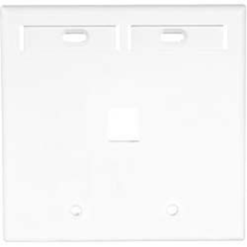 Leviton QuickPort 1 Socket Faceplate