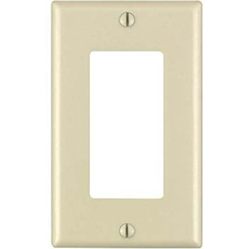 Leviton 80401-00I Single Gang Decora Style Faceplate